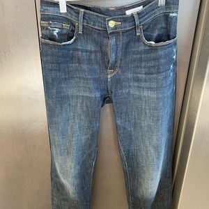 Frame crop jeans